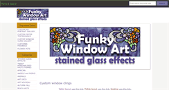 Desktop Screenshot of funkywindowart.co.uk